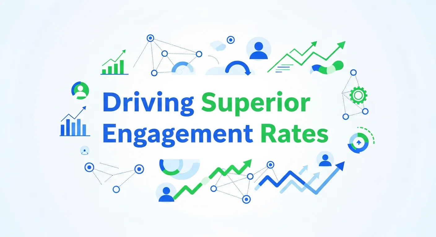 An influencer creating engaging content on social media, surrounded by likes, comments, and shares.