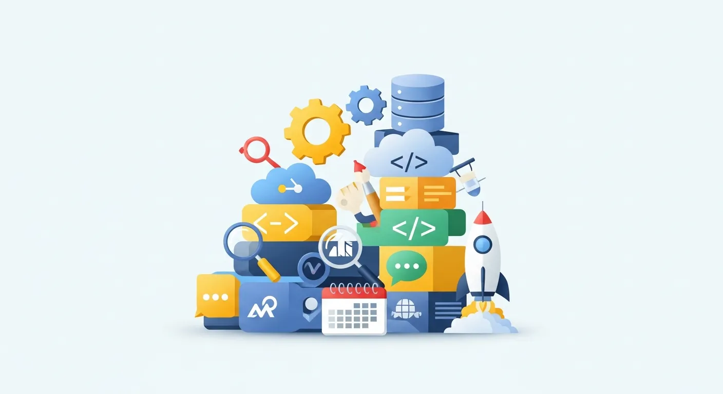 Icons of Google Analytics, UTM parameters, and promo codes representing essential tools for influencer marketing measurement