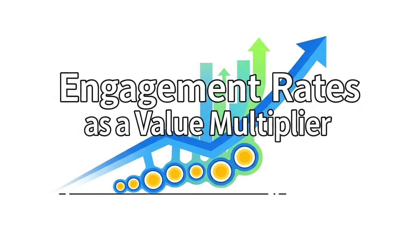Graph showing the relationship between engagement rates and influencer marketing costs