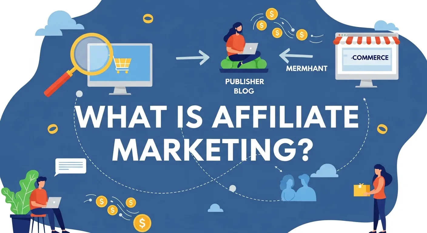 Content creator analyzing affiliate marketing performance dashboard