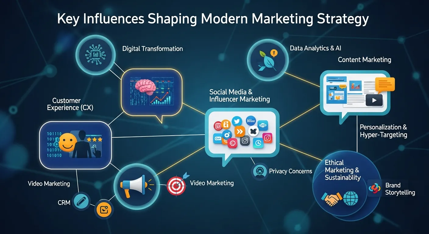 Marketing Strategy Key Influences Driving Business Growth
