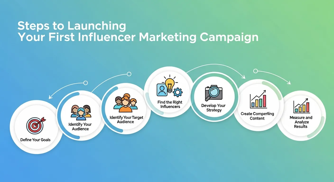 Steps to Launching Your First Influencer Marketing Campaign