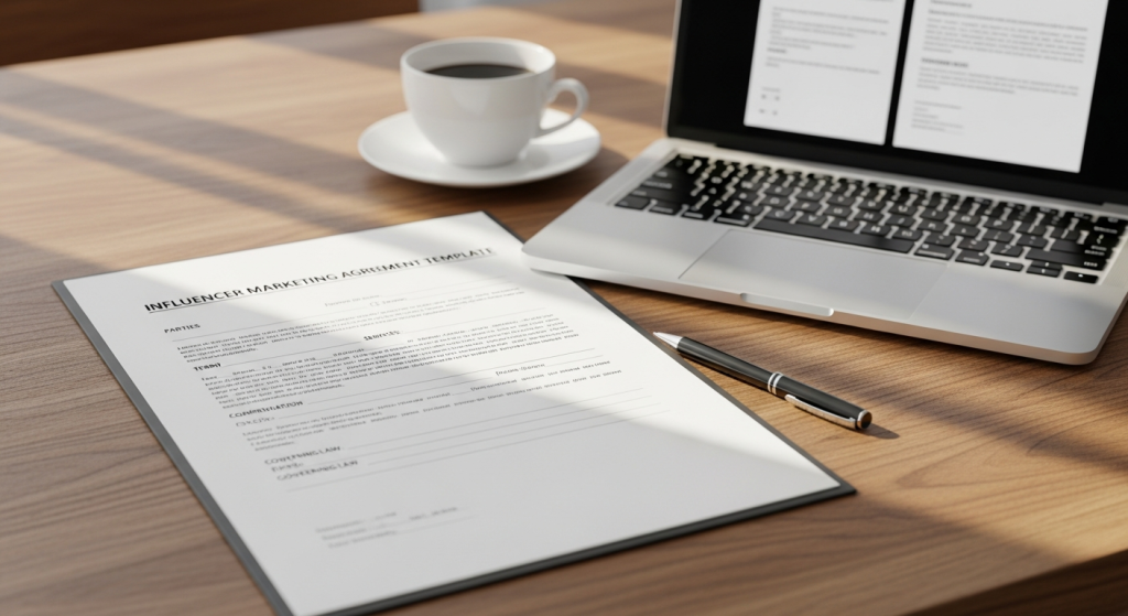 Free Influencer Marketing Agreement Template