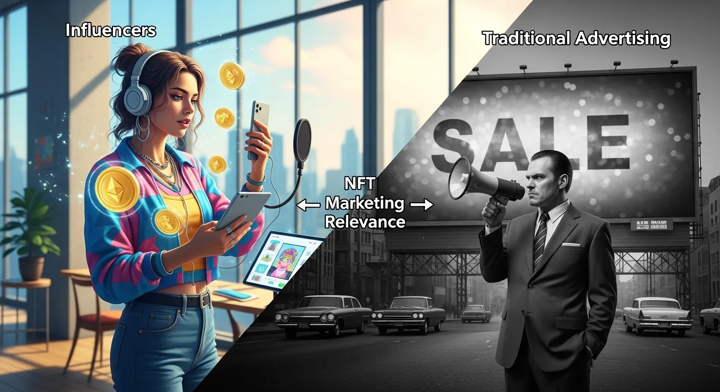 NFT Marketing Relevance Influencers vs Traditional Advertising