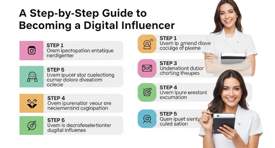 A Step-by-Step Guide to Becoming a Digital Influencer