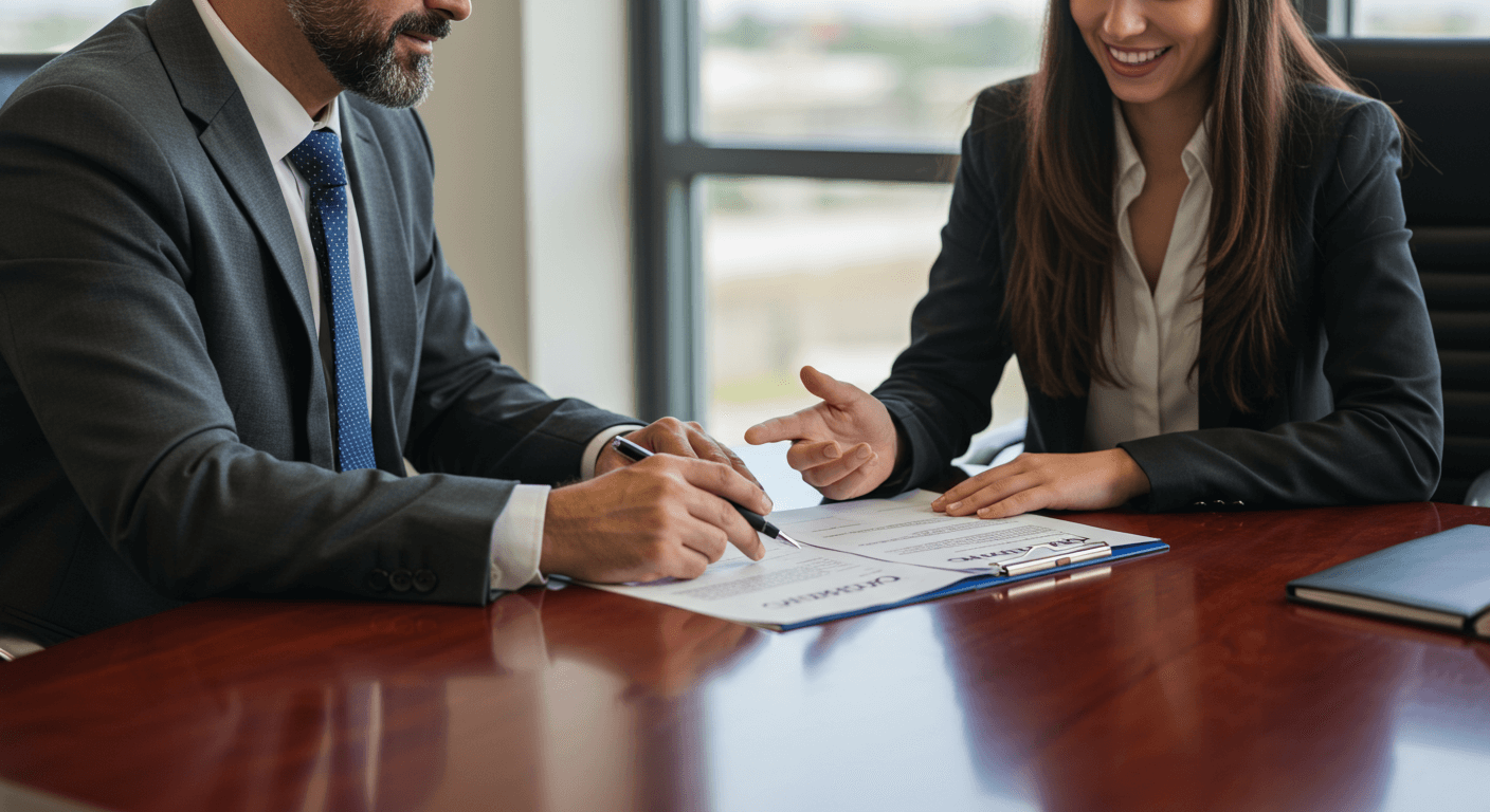 Negotiate terms and compensation