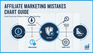 Affiliate marketing mistakes chart guide