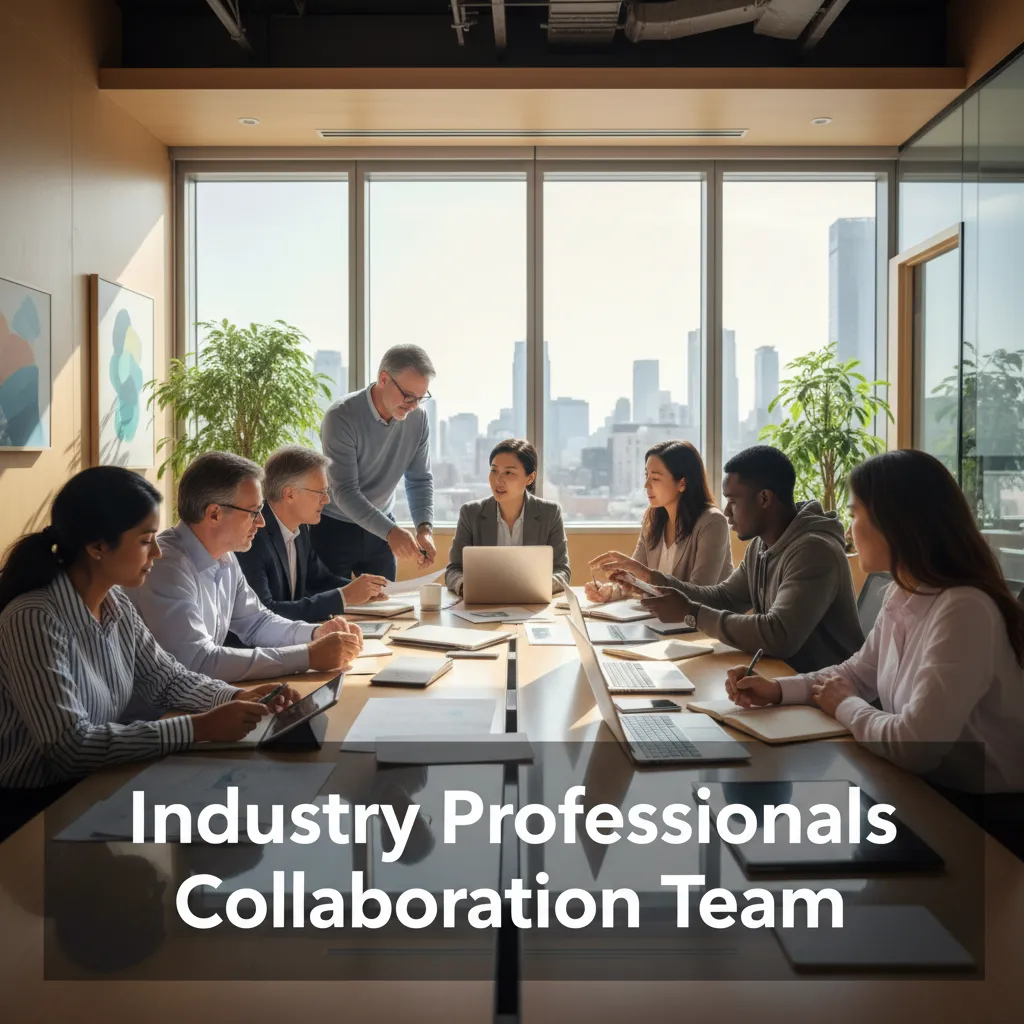 Industry professionals collaboration team
