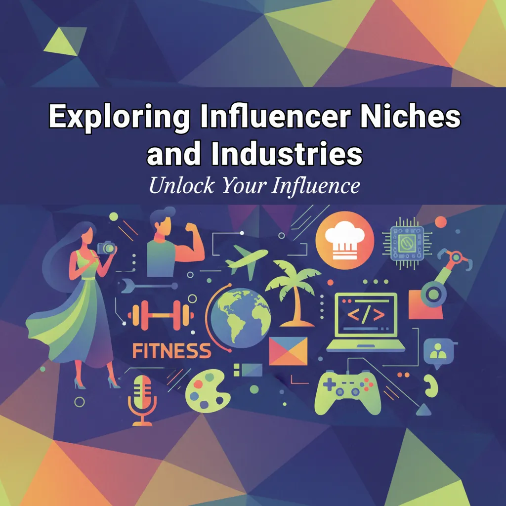 Influencer niches and industries overview