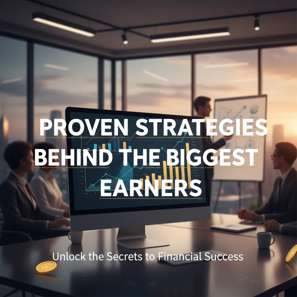 Successful earning strategies concept