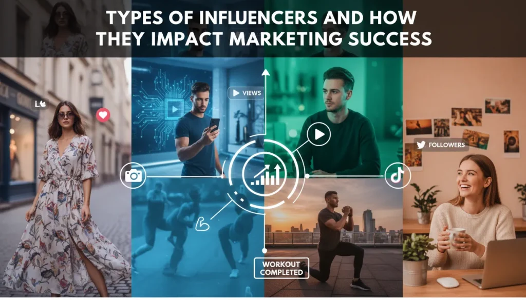 Types of social media influencers