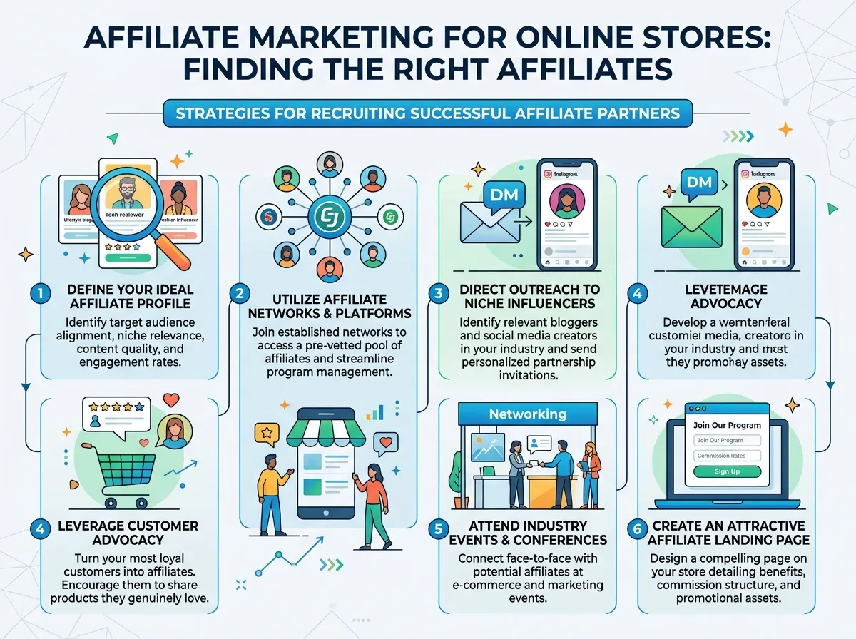 Affiliate Marketing for Online Stores Finding the Right Affiliates
