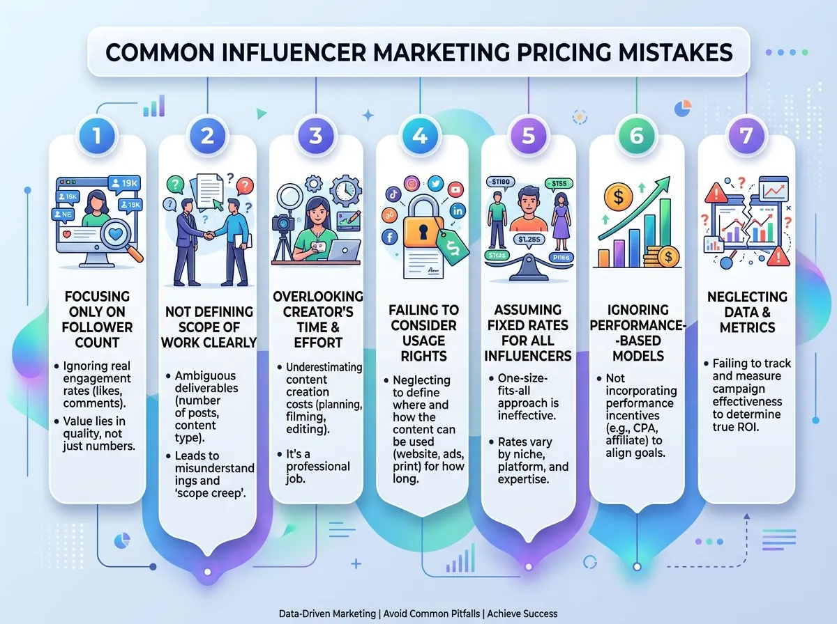 Common Influencer Marketing Pricing Mistakes