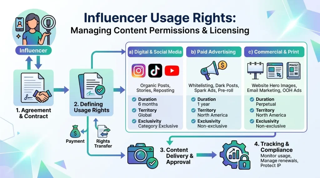 Influencer Usage Rights Managing Content Permissions & Licensing