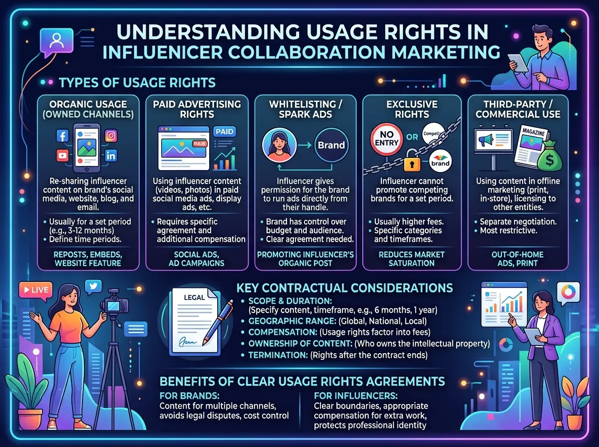 Usage Rights Within Influencer Collaboration Marketing