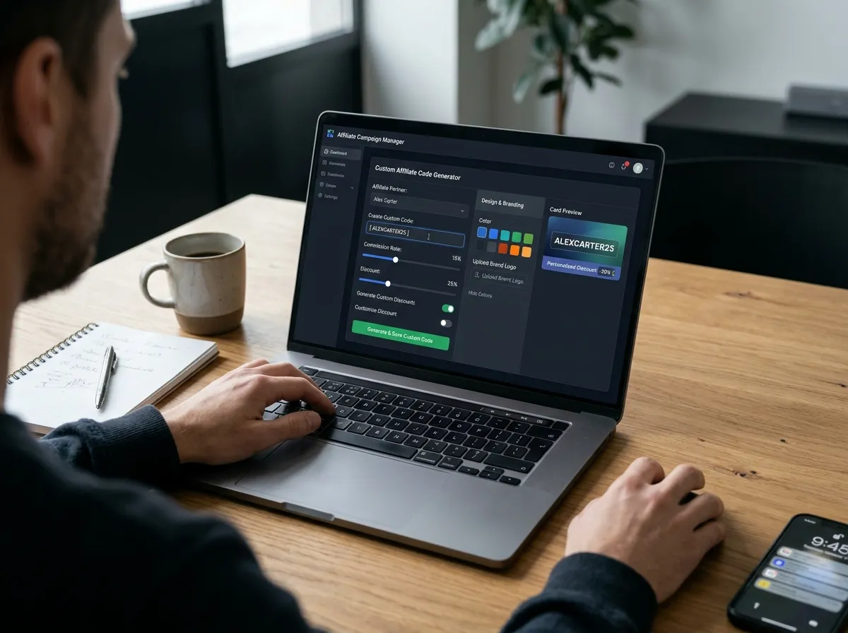 Affiliate Code Generation and Customization