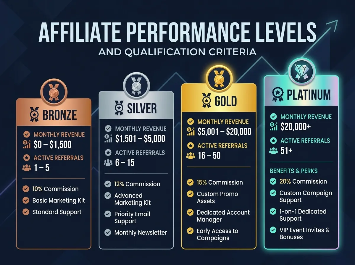 Affiliate Performance Levels and Qualification Criteria