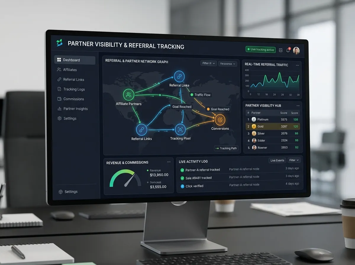 Affiliate Referral Tracking and Partner Visibility