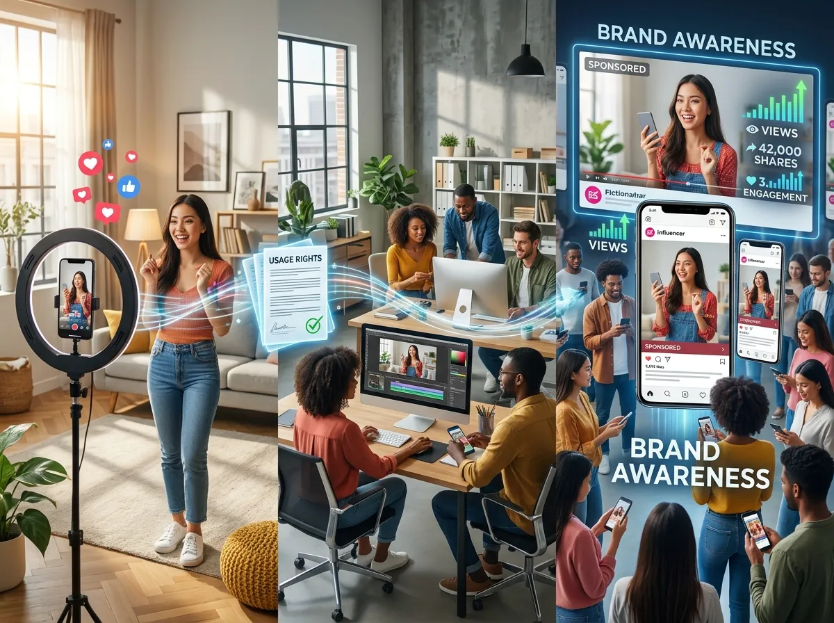 How Influencer Usage Rights Support Brand Awareness