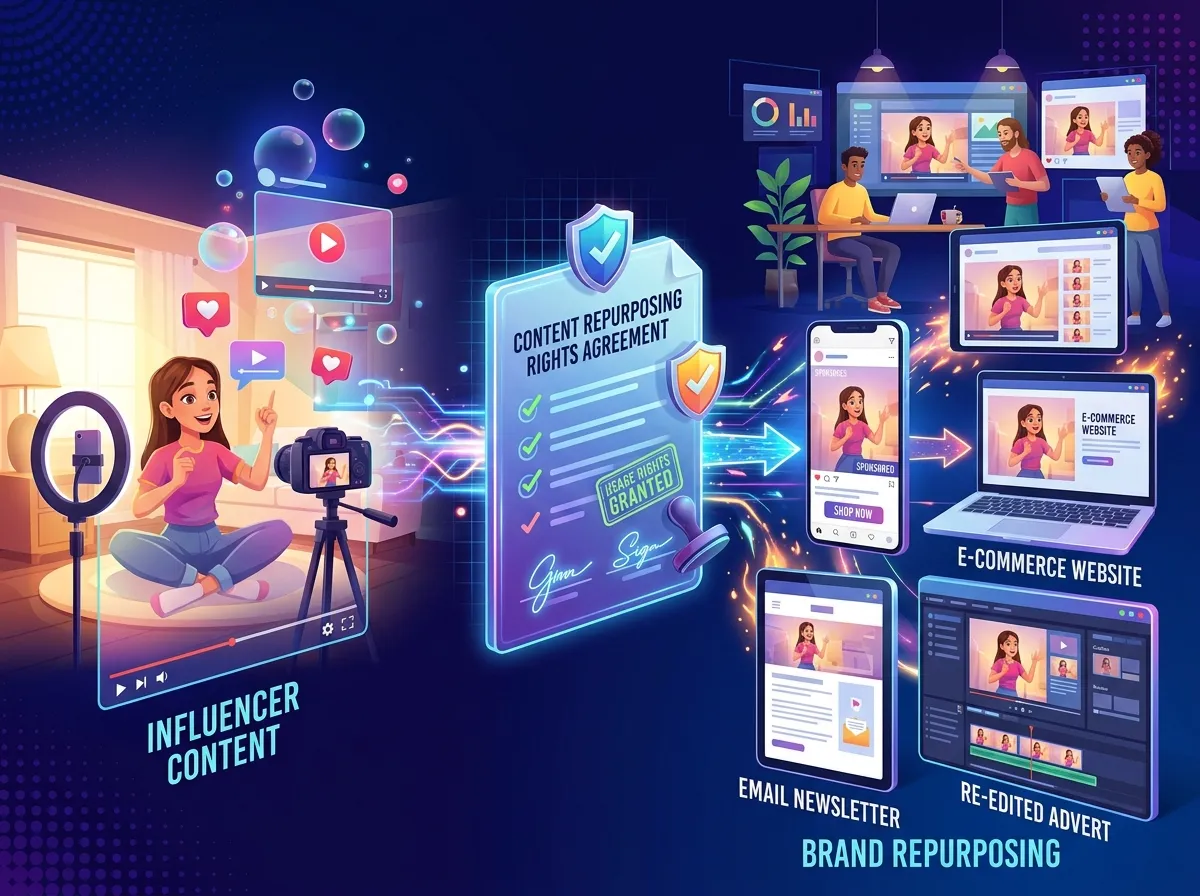 Influencer Content Repurposing Rights