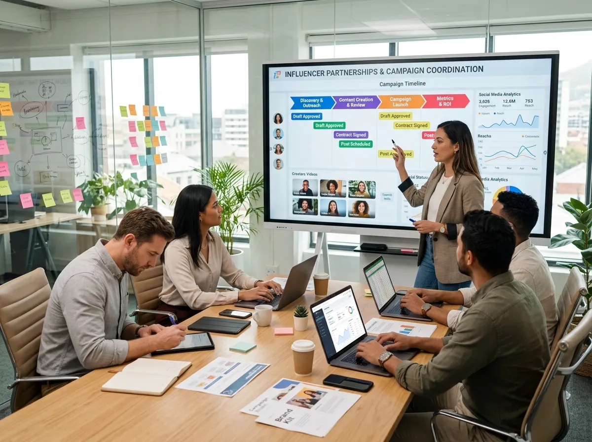 Influencer Partnership Management and Campaign Coordination