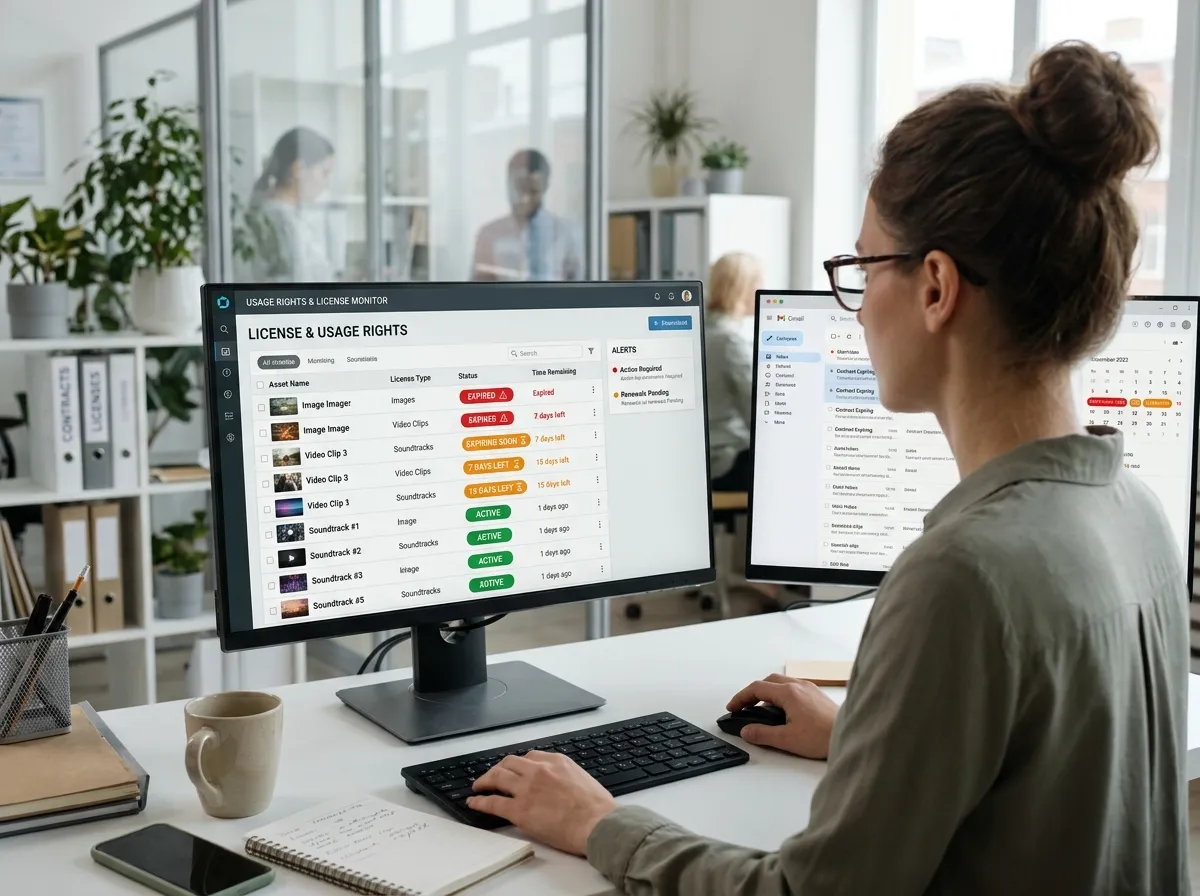 Monitoring Usage Rights and License Expiration
