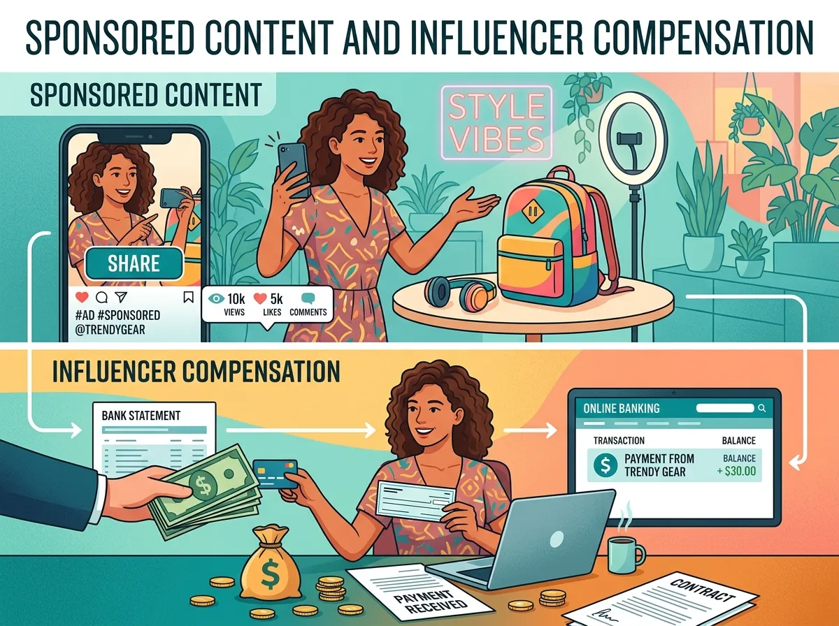 Sponsored Content and Influencer Compensation